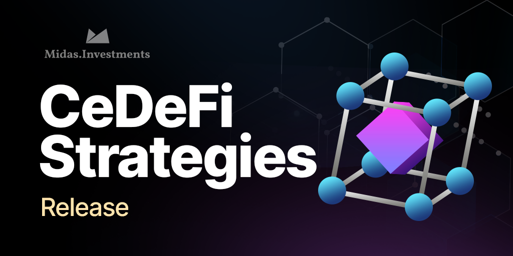 launch of three new CeDeFi tokens on Midas’ platform